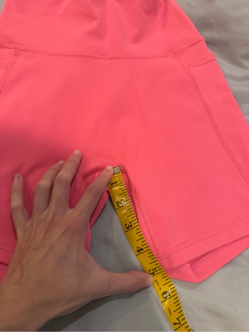 LSKD fusion Women's High-Rise Pink Shorts - Picture 7 of 7